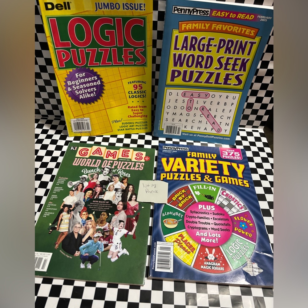 Lot of puzzle books NEW